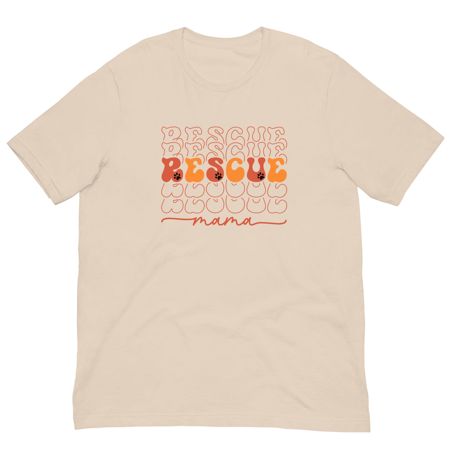 Rescue Mama t-shirt - Orange