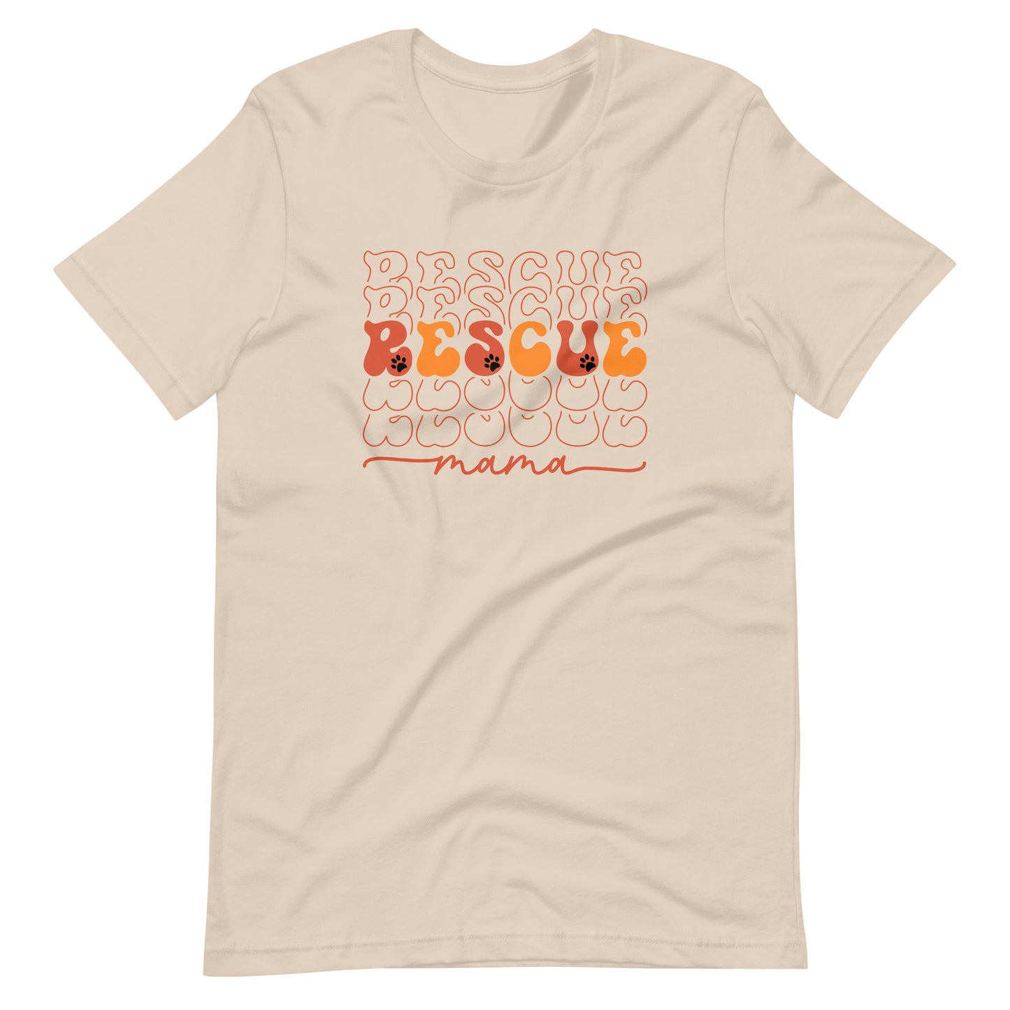 Rescue Mama t-shirt - Orange