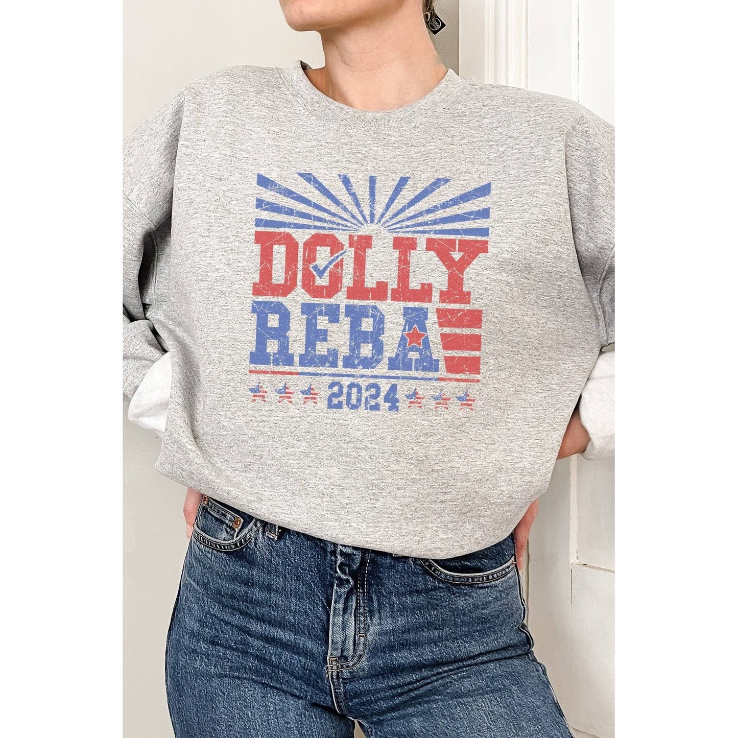Dolly Reba 2024 Graphic Fleece Sweatshirt